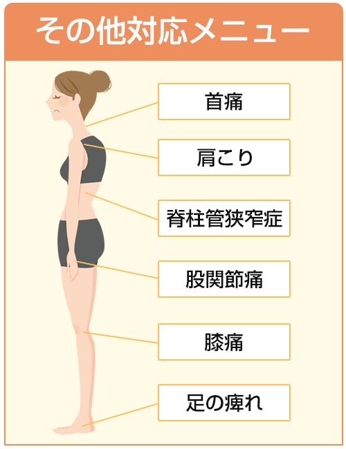 対応メニュー